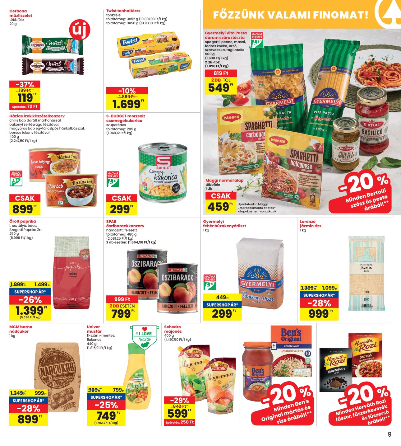 spar - INTERSPAR akciós újság, érvényes 06.05. - 06.11. - page: 9