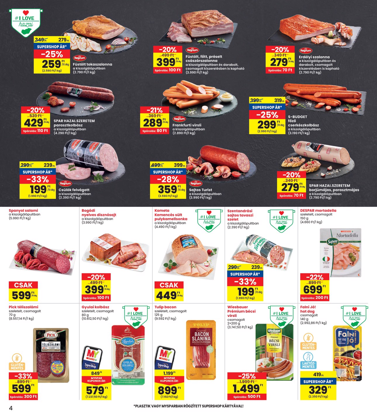 spar - INTERSPAR akciós újság, érvényes 06.05. - 06.11. - page: 4