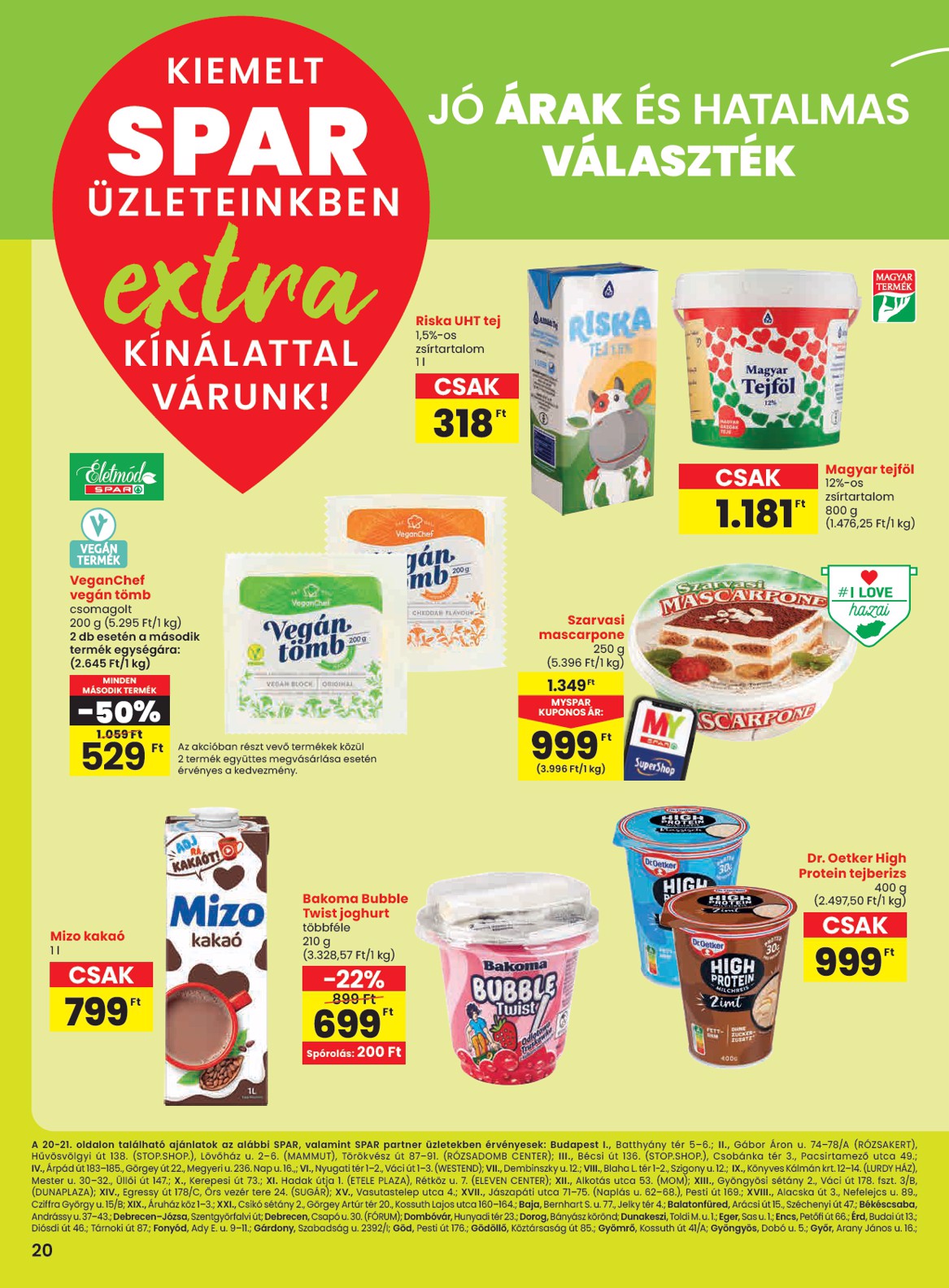 spar - SPAR EXTRA akciós újság, érvényes 06.05. - 06.11.