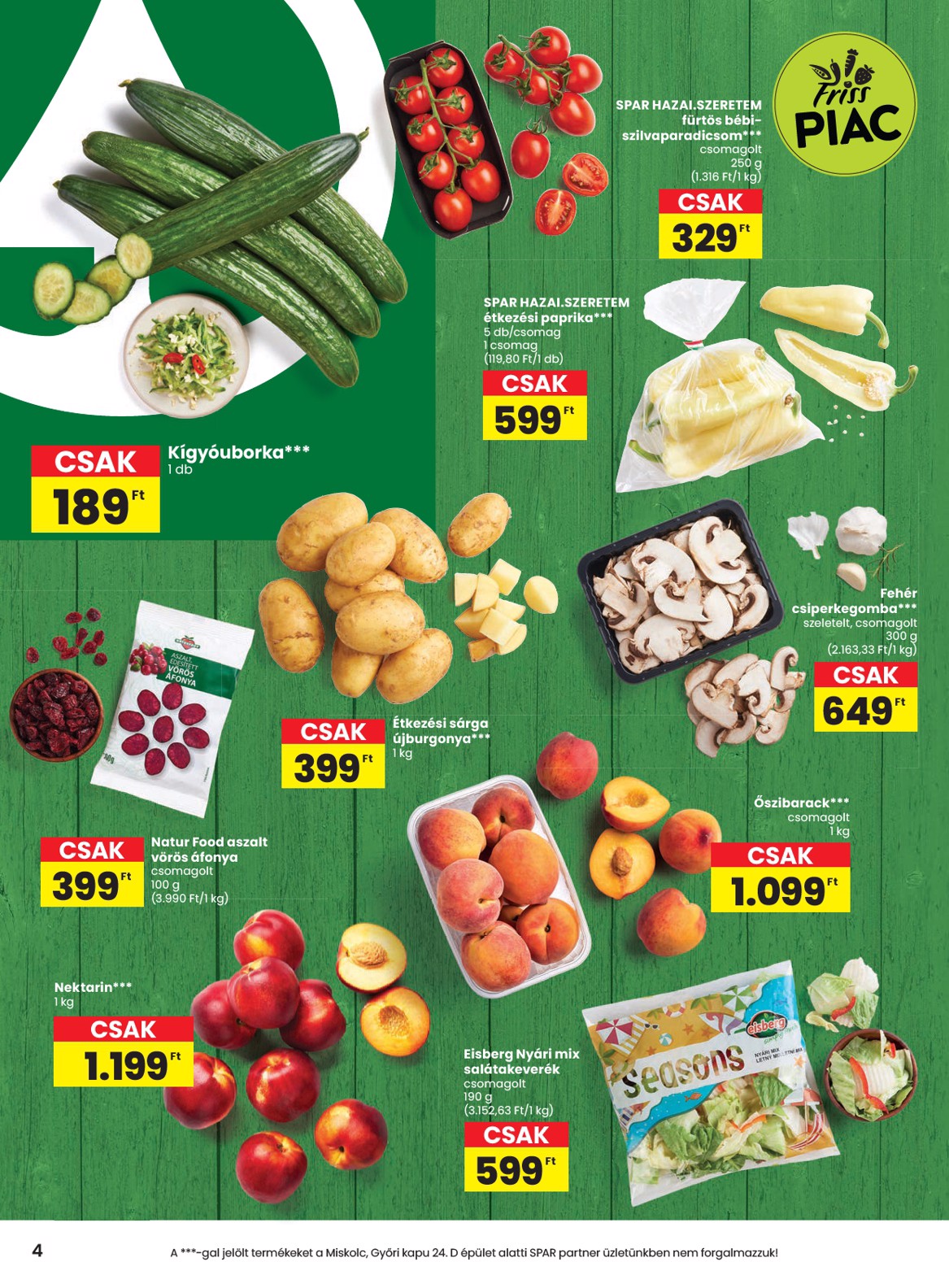 spar - SPAR akciós újság, érvényes 06.12. - 06.18. - page: 4