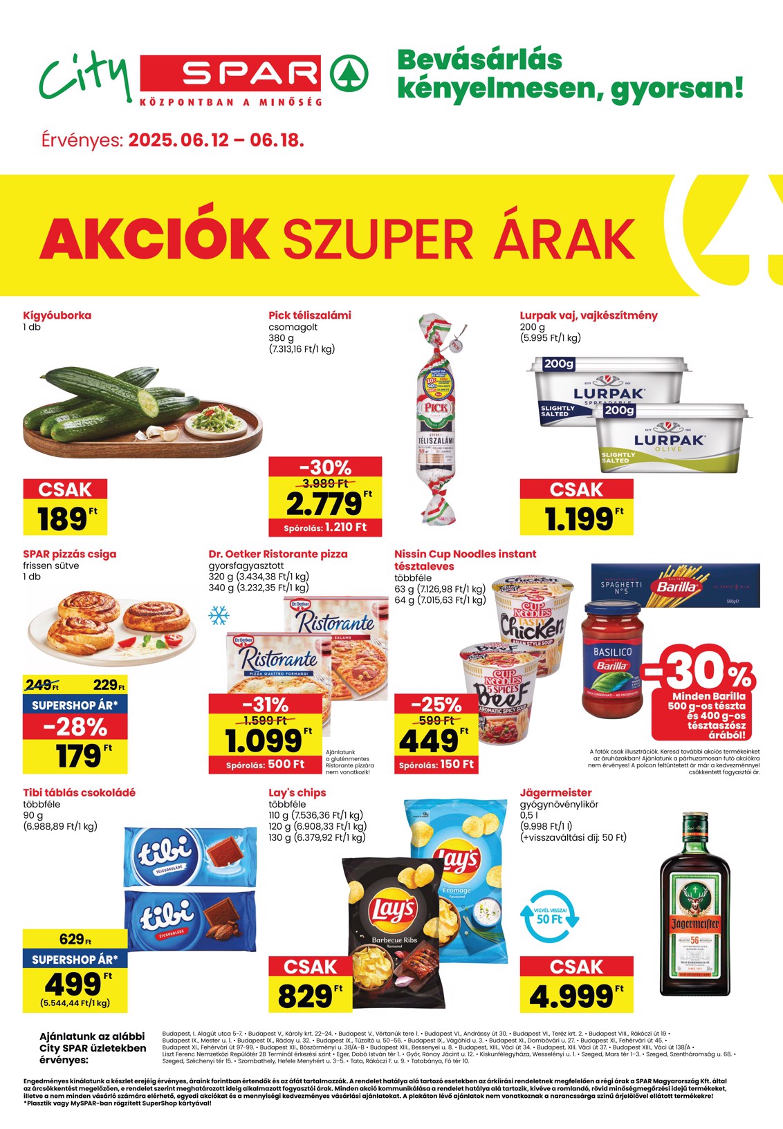 spar - City SPAR akciós újság, érvényes 06.12. - 06.18.