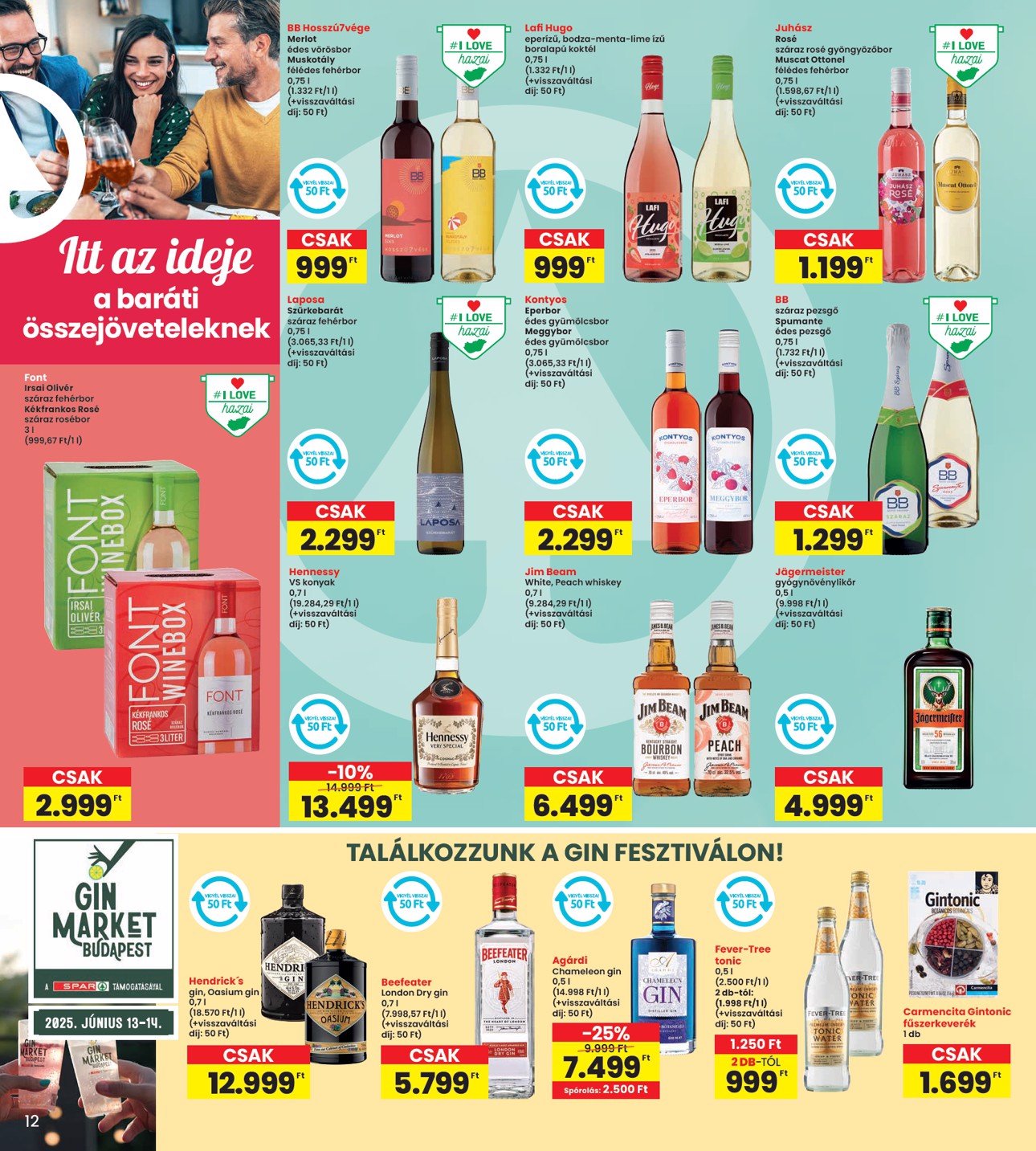spar - INTERSPAR akciós újság, érvényes 06.12. - 06.18. - page: 12