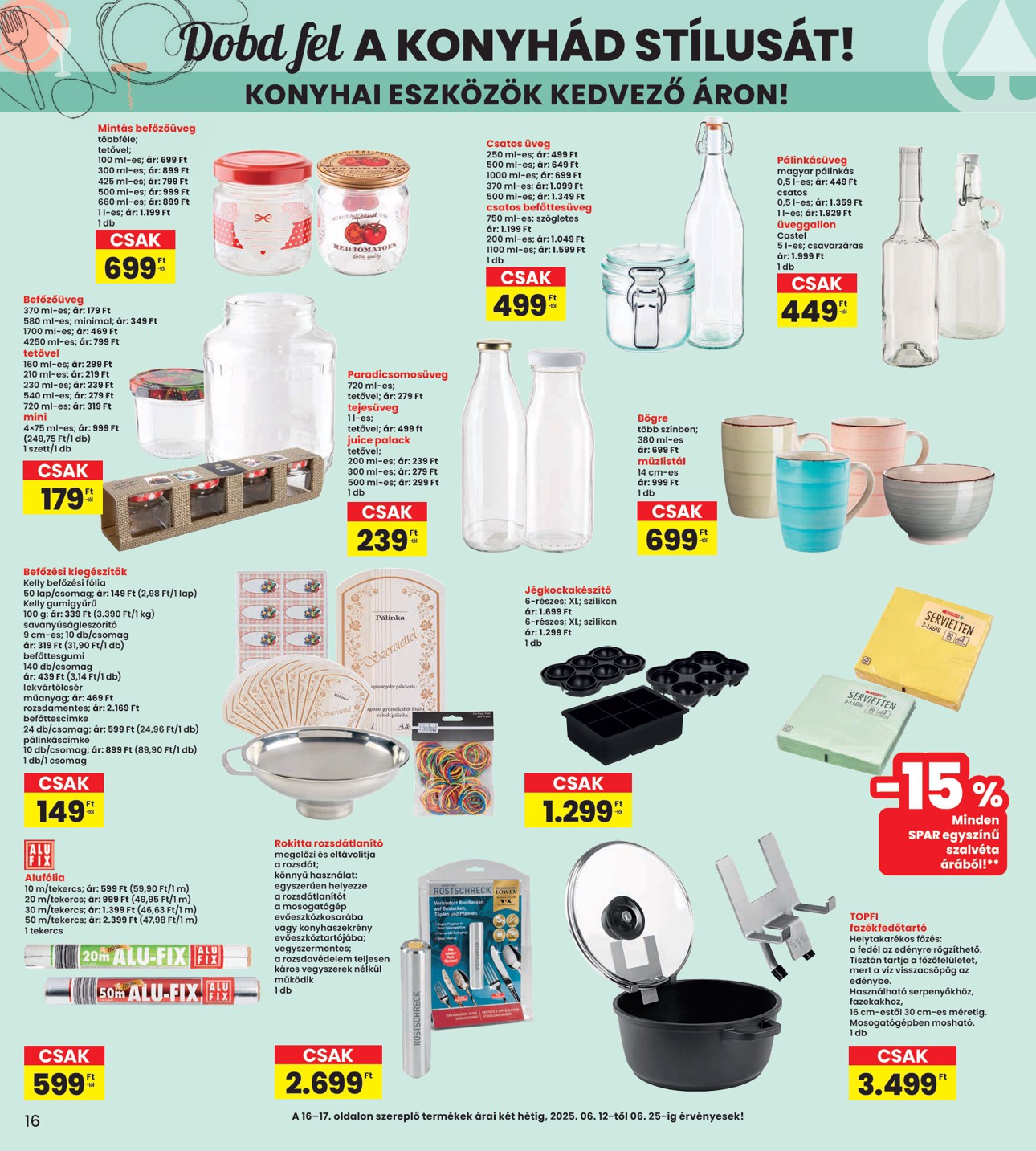 spar - INTERSPAR akciós újság, érvényes 06.12. - 06.18. - page: 16
