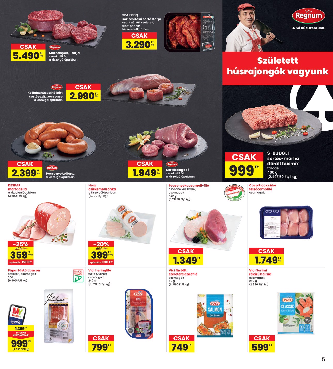 spar - INTERSPAR akciós újság, érvényes 06.12. - 06.18. - page: 5