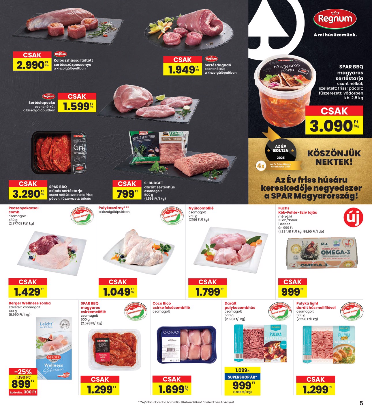 spar - INTERSPAR akciós újság, érvényes 07.17. - 07.23. - page: 5