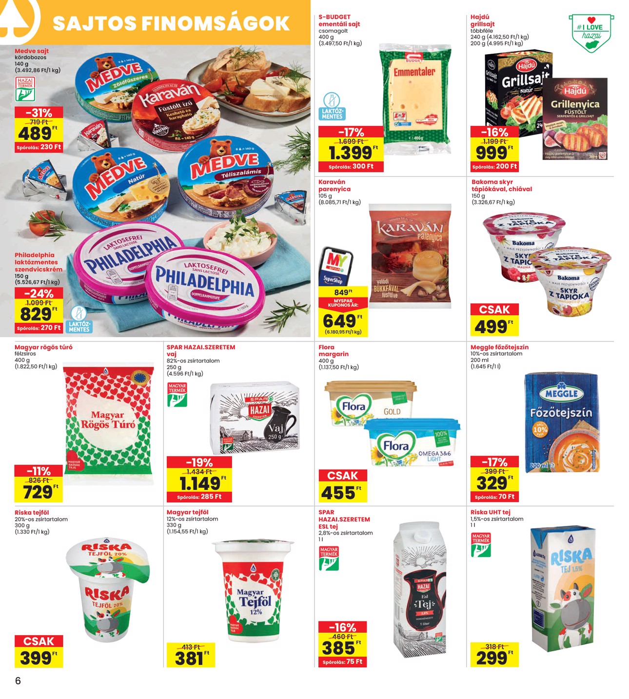 spar - INTERSPAR akciós újság, érvényes 07.17. - 07.23. - page: 6