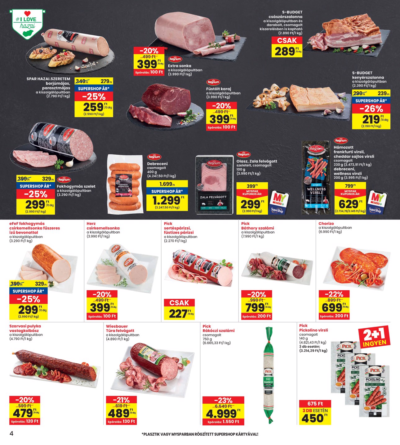 spar - INTERSPAR akciós újság, érvényes 07.17. - 07.23. - page: 4