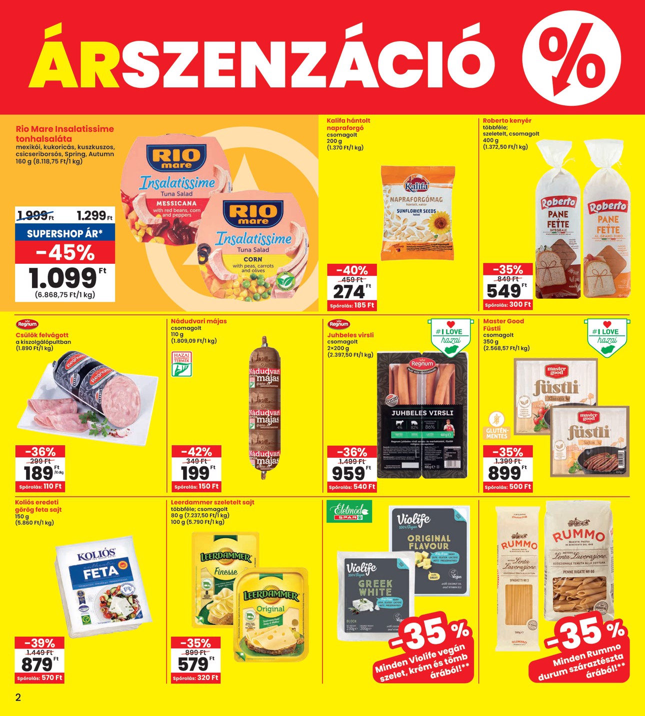 spar - INTERSPAR akciós újság, érvényes 07.17. - 07.23. - page: 2
