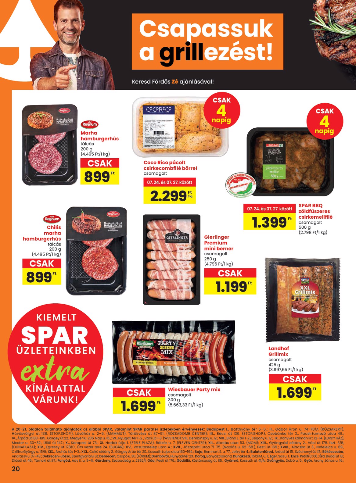 spar - SPAR - Extra akciós újság, érvényes 07.24. - 07.30.
