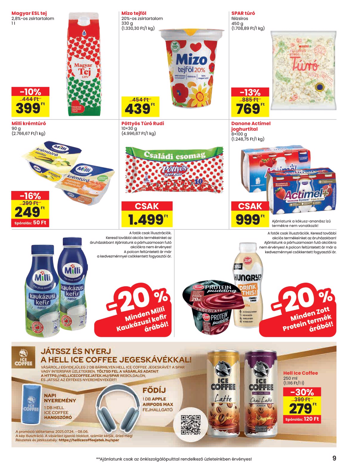 spar - SPAR akciós újság, érvényes 07.24. - 07.30. - page: 9