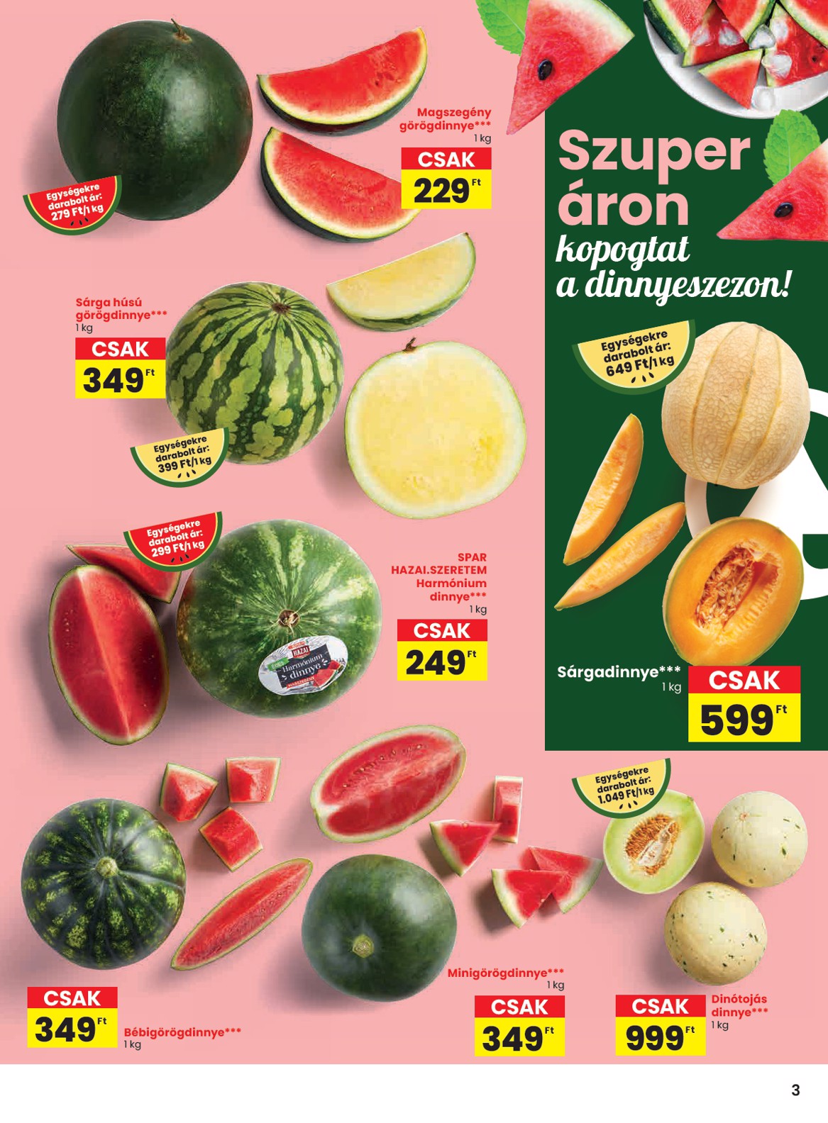 spar - SPAR akciós újság, érvényes 07.24. - 07.30. - page: 3