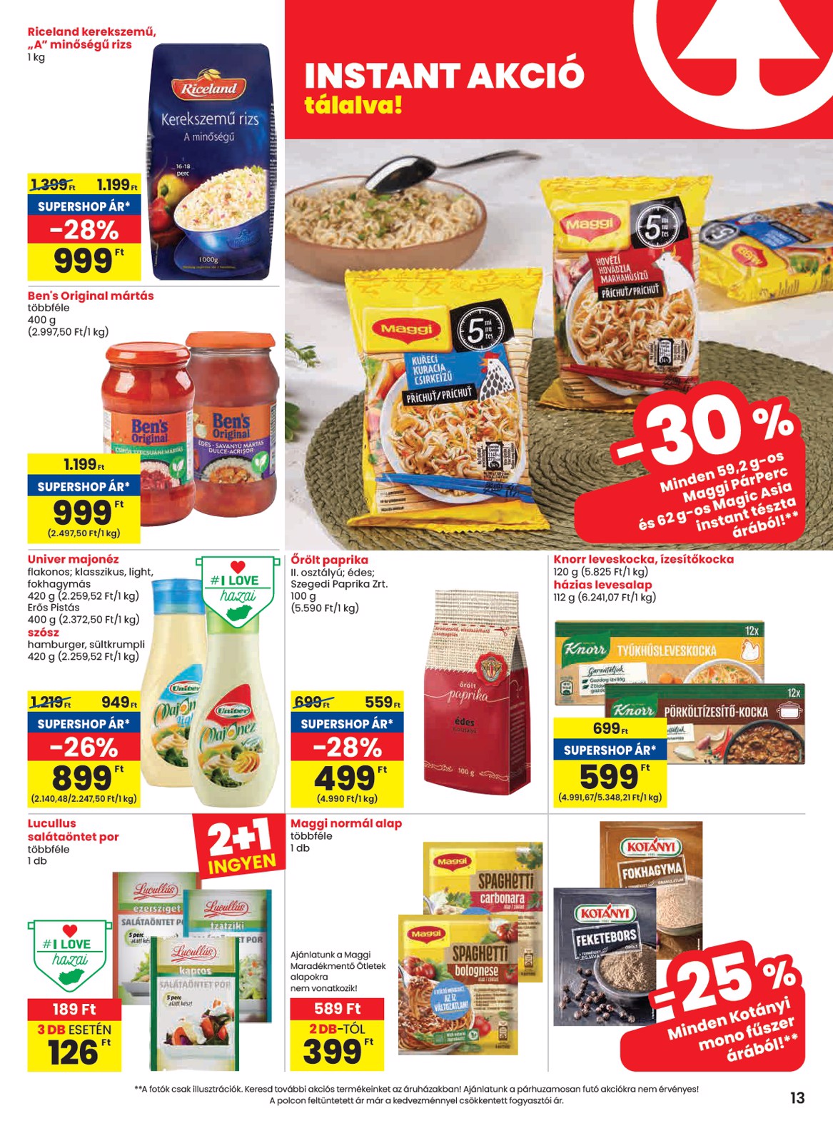 spar - SPAR akciós újság, érvényes 07.24. - 07.30. - page: 13