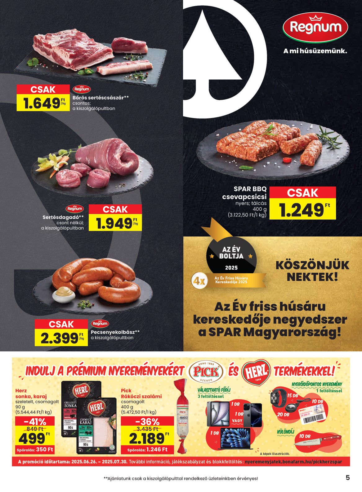 spar - SPAR akciós újság, érvényes 07.24. - 07.30. - page: 5