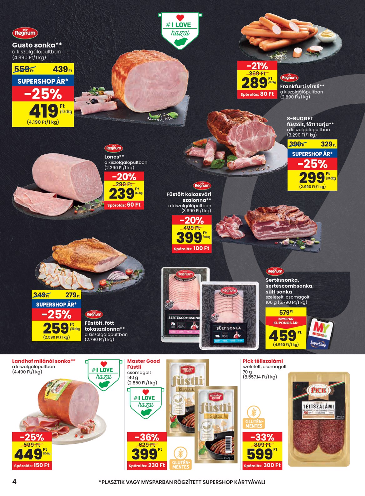 spar - SPAR akciós újság, érvényes 07.24. - 07.30. - page: 4