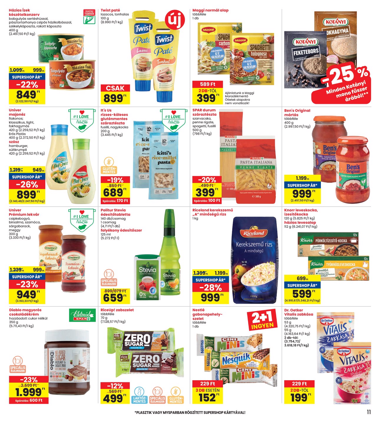 spar - INTERSPAR akciós újság, érvényes 07.24. - 07.30. - page: 11