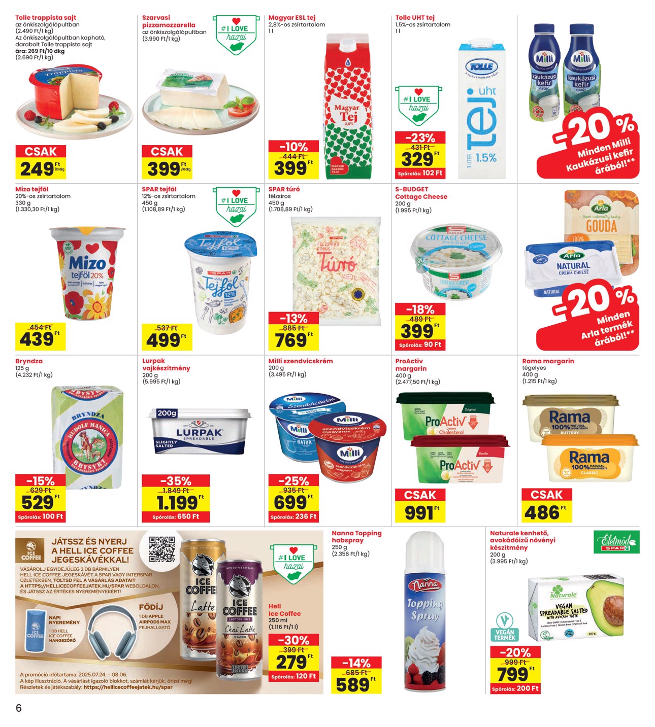 spar - INTERSPAR akciós újság, érvényes 07.24. - 07.30. - page: 6