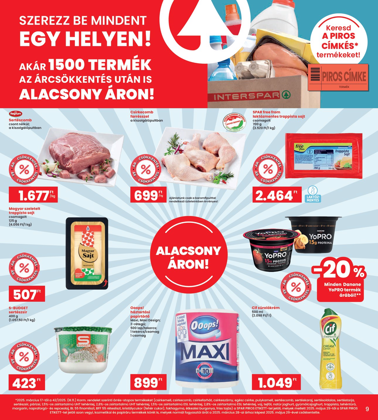 spar - INTERSPAR akciós újság, érvényes 07.24. - 07.30. - page: 9