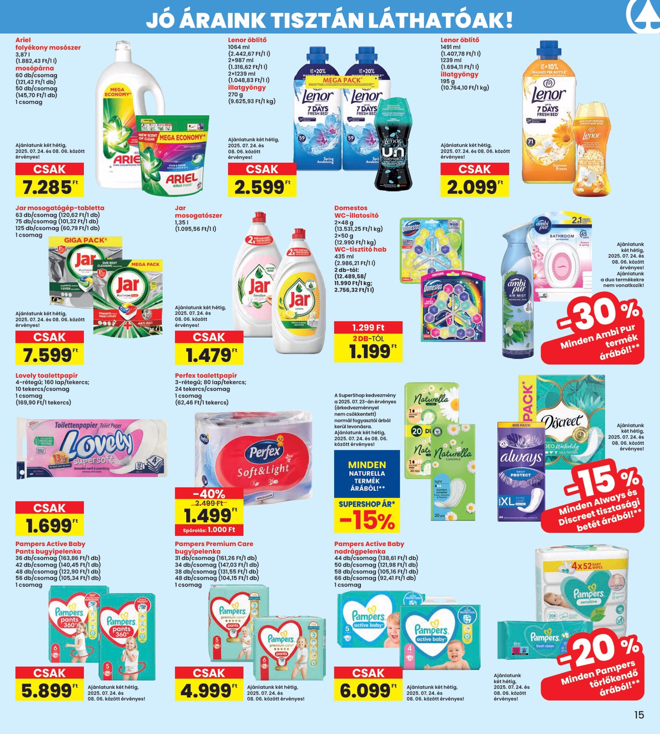 spar - INTERSPAR akciós újság, érvényes 07.24. - 07.30. - page: 15