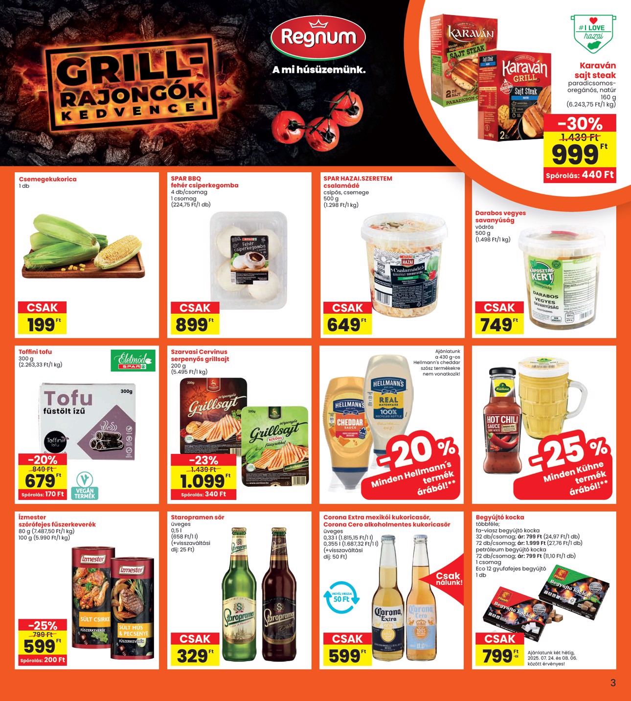 spar - INTERSPAR akciós újság, érvényes 07.24. - 07.30. - page: 3