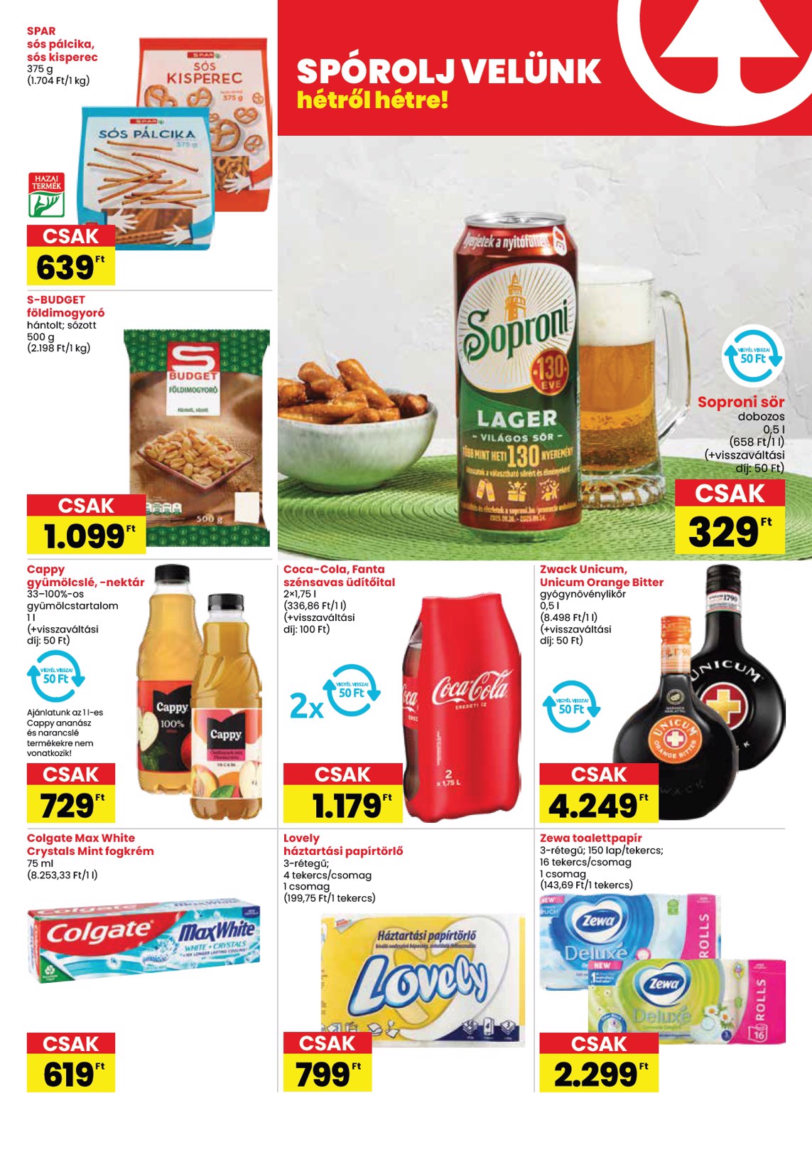 spar - SPAR - Szombathely üzlet megújulás akciós újság, érvényes 07.24. - 07.30. - page: 3