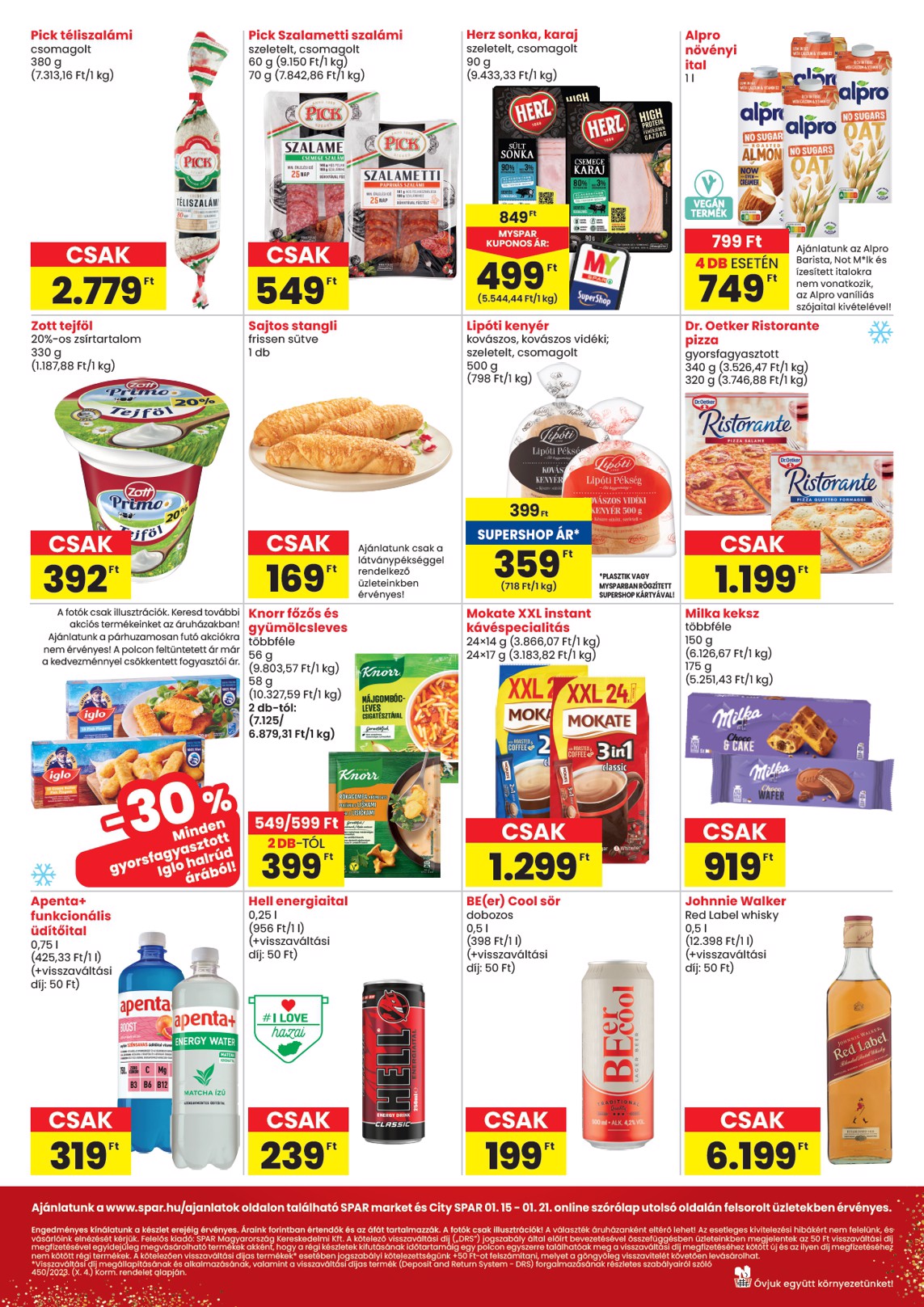 spar - SPAR - Market, City akciós újság, érvényes 01.15. - 01.21. - page: 2