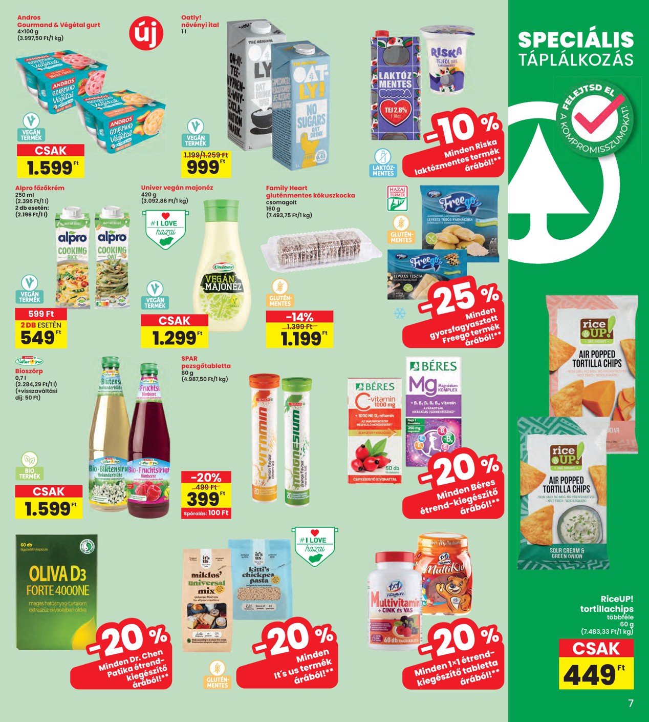 spar - INTERSPAR akciós újság, érvényes 01.22. - 01.28. - page: 7