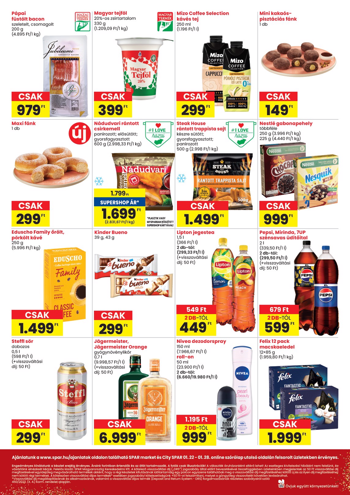 spar - SPAR - Market, City akciós újság, érvényes 01.22. - 01.28. - page: 2