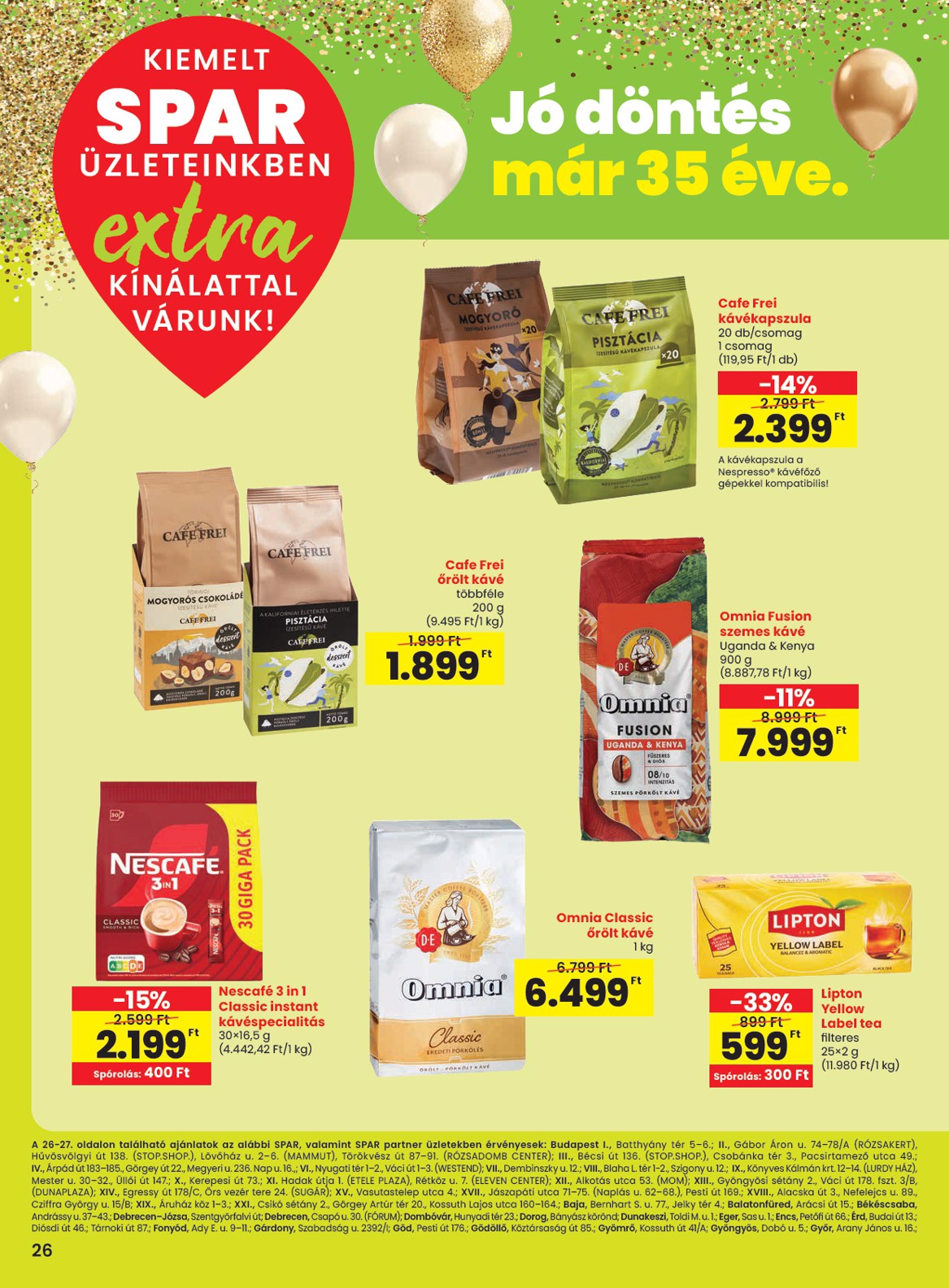 spar - SPAR - Extra akciós újság, érvényes 01.22. - 01.28. - page: 7