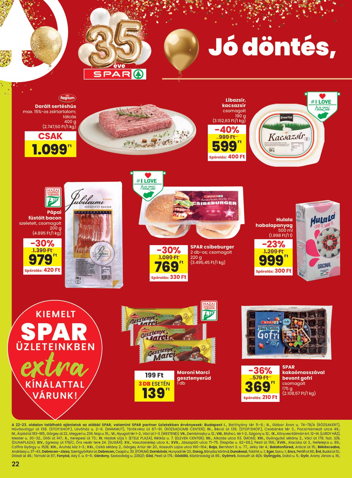 spar - SPAR - Extra akciós újság, érvényes 01.22. - 01.28. - page: 3