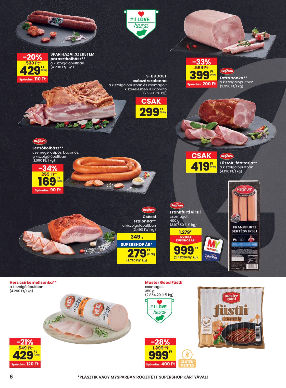 spar - SPAR akciós újság, érvényes 01.22. - 01.28. - page: 6