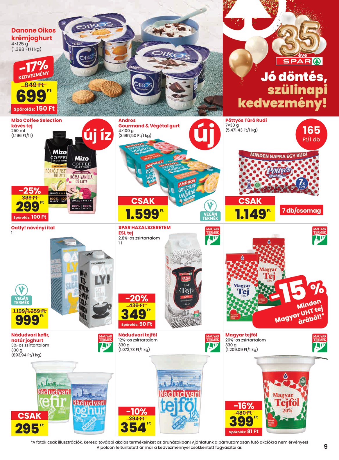 spar - SPAR akciós újság, érvényes 01.22. - 01.28. - page: 9
