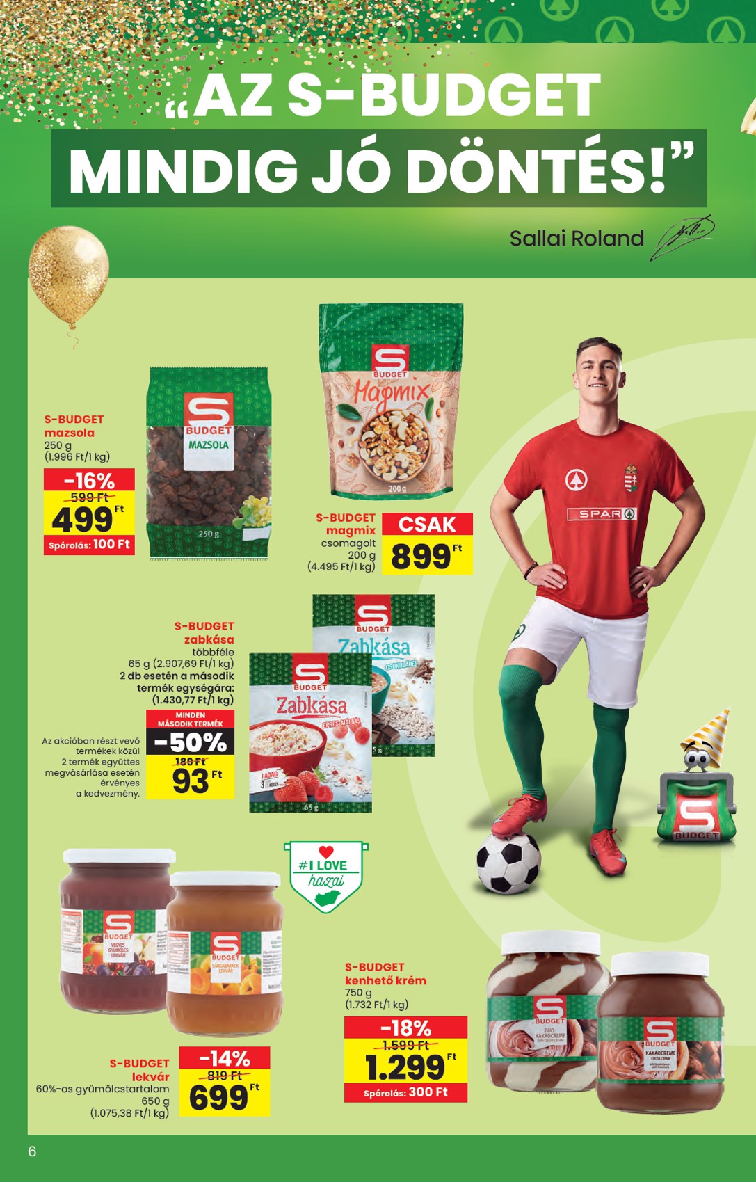 spar - SPAR - Saját márka katalógus akciós újság, érvényes 01.21. - 02.11. - page: 6