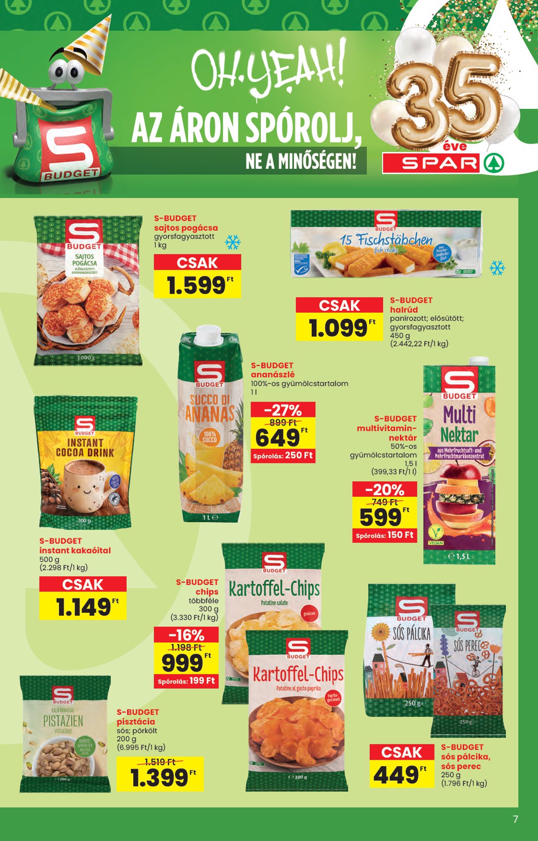 spar - SPAR - Saját márka katalógus akciós újság, érvényes 01.21. - 02.11. - page: 7