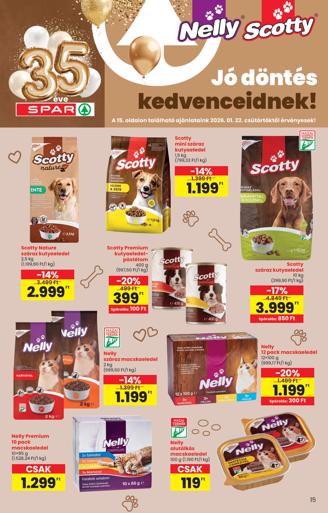 spar - SPAR - Saját márka katalógus akciós újság, érvényes 01.21. - 02.11. - page: 15