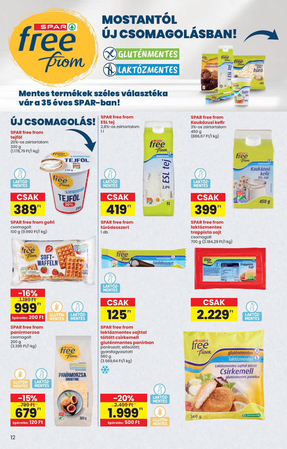 spar - SPAR - Saját márka katalógus akciós újság, érvényes 01.21. - 02.11. - page: 12