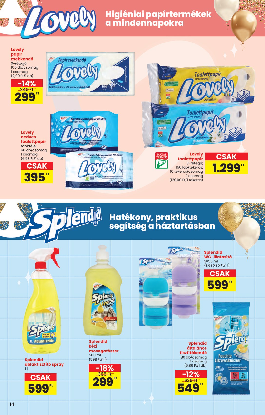 spar - SPAR - Saját márka katalógus akciós újság, érvényes 01.21. - 02.11. - page: 14