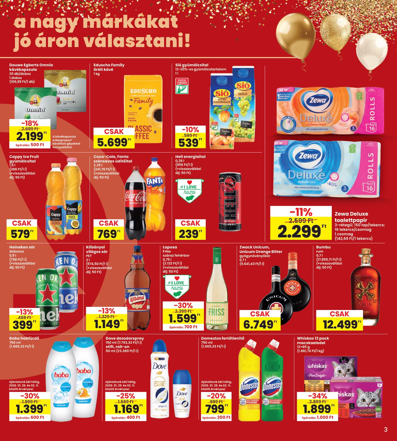 spar - INTERSPAR akciós újság, érvényes 01.29. - 02.04. - page: 3
