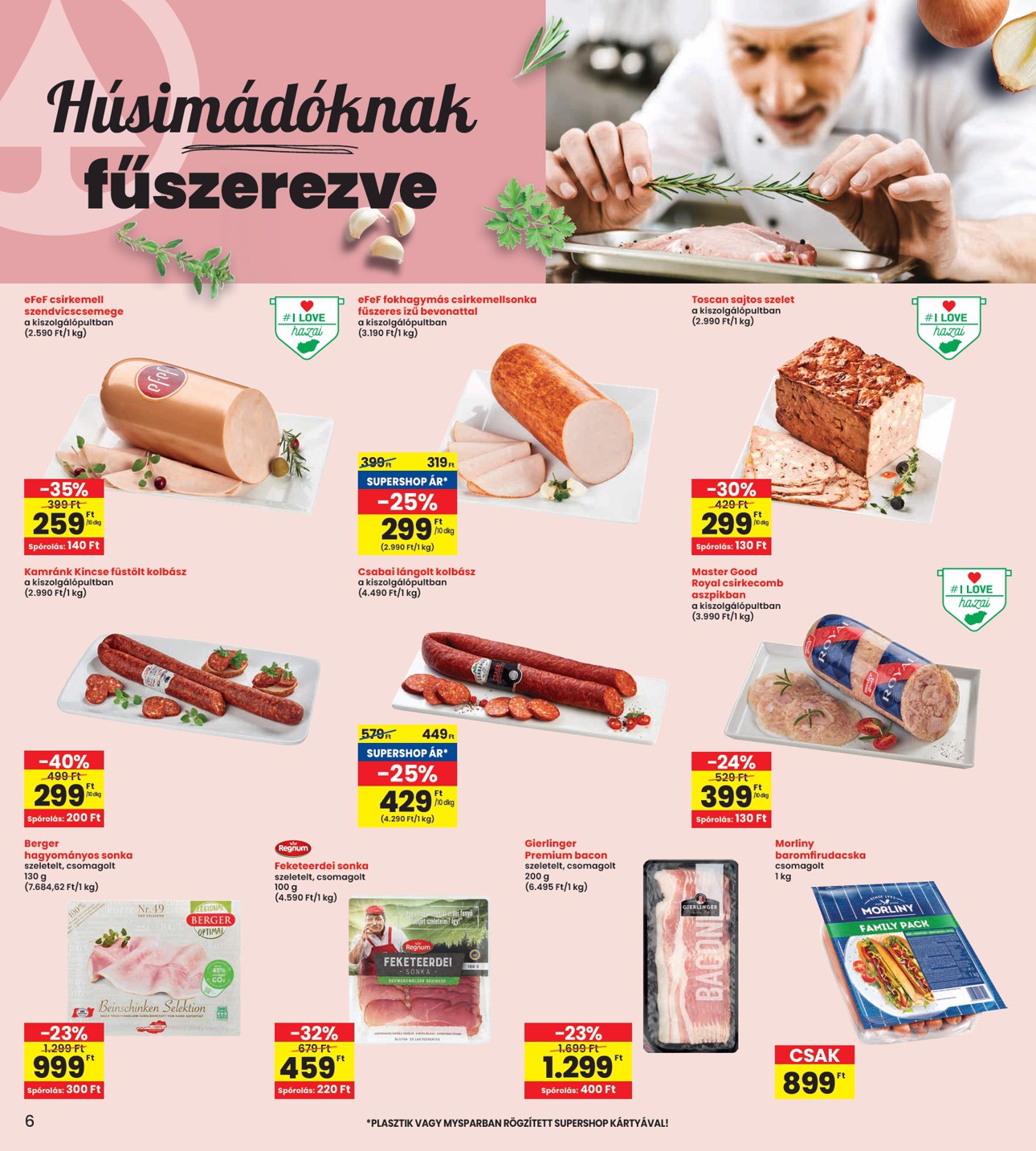 spar - INTERSPAR akciós újság, érvényes 01.29. - 02.04. - page: 6