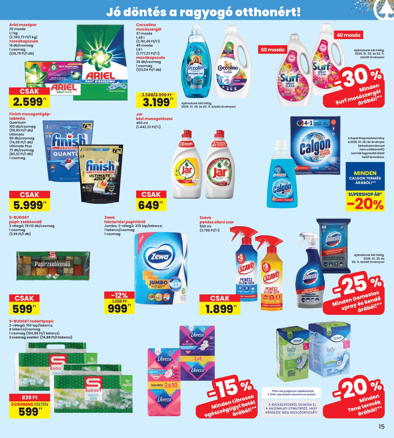 spar - INTERSPAR akciós újság, érvényes 01.29. - 02.04. - page: 15