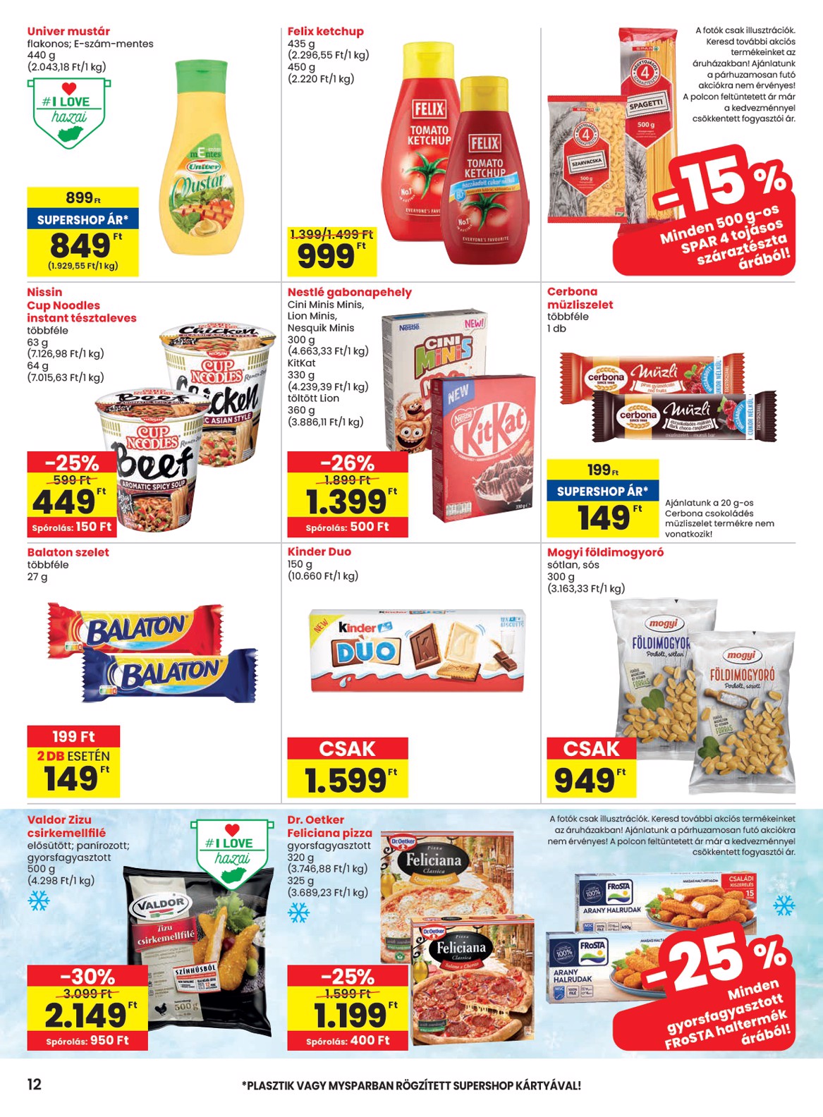 spar - SPAR akciós újság, érvényes 01.29. - 02.04. - page: 12