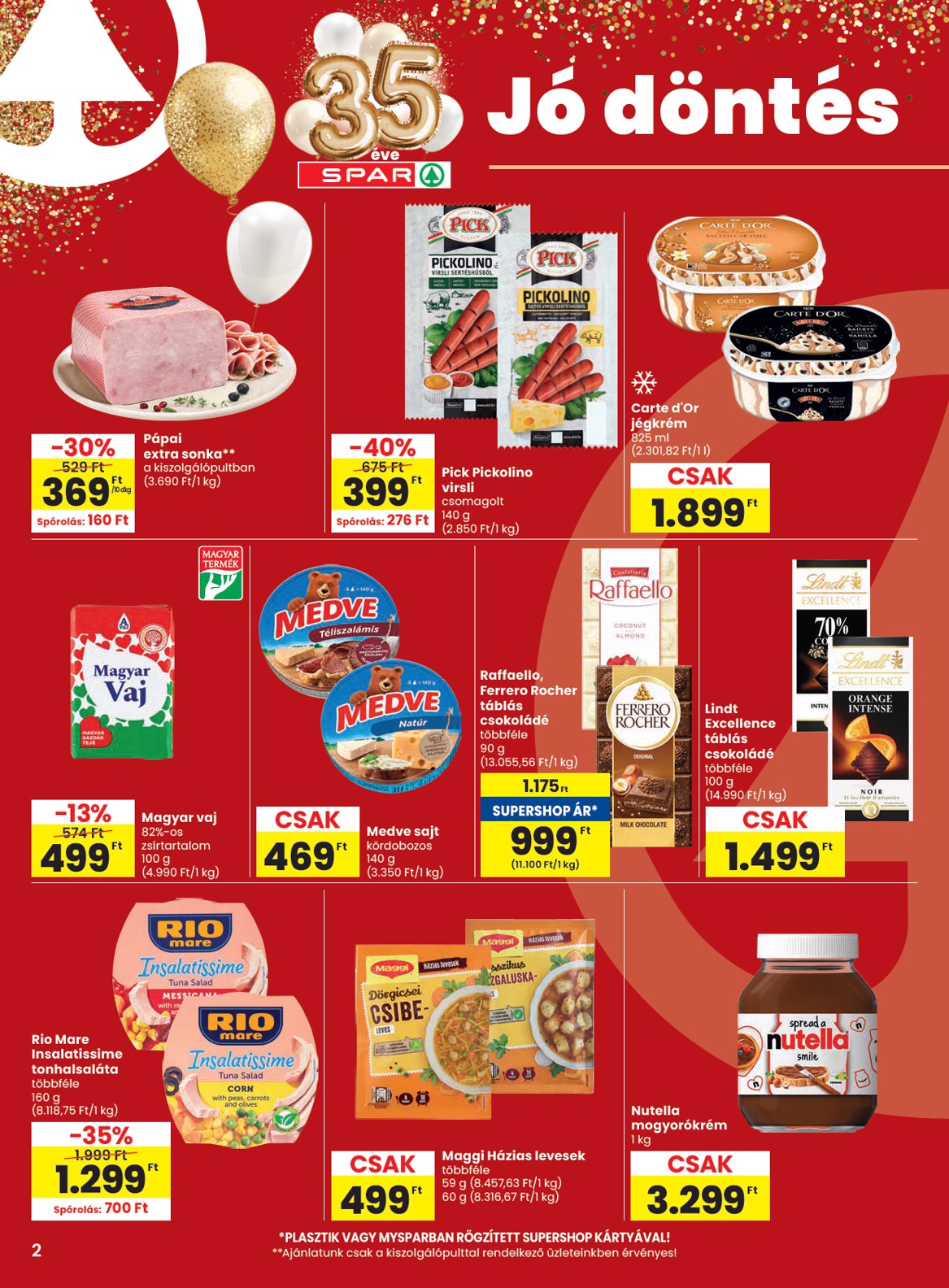 spar - SPAR akciós újság, érvényes 01.29. - 02.04. - page: 2