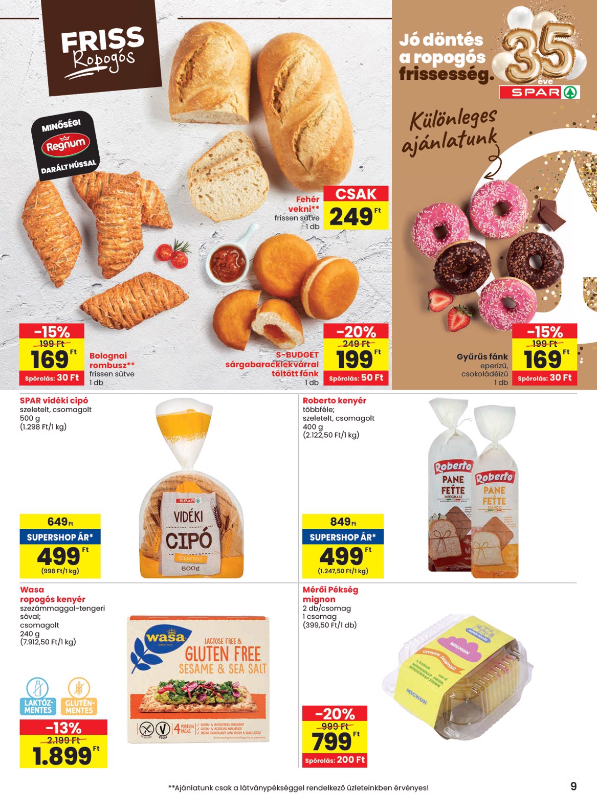 spar - SPAR akciós újság, érvényes 01.29. - 02.04. - page: 9