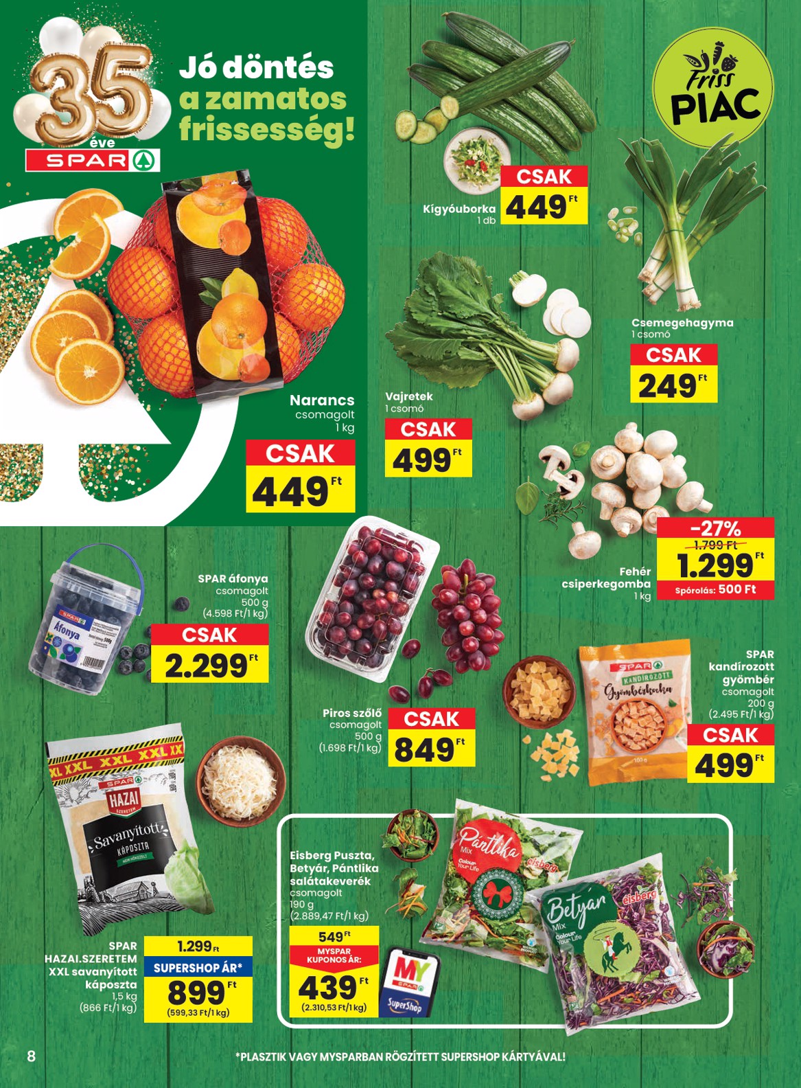 spar - SPAR akciós újság, érvényes 01.29. - 02.04. - page: 8
