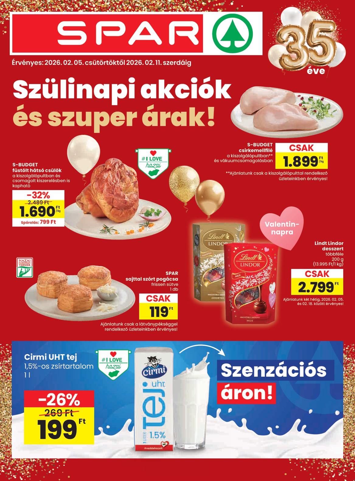 spar - SPAR akciós újság, érvényes 2026.02.05. - 2026.02.11.