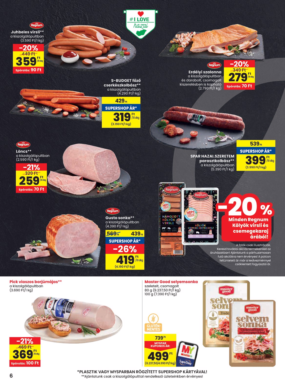 spar - SPAR akciós újság, érvényes 2026.02.05. - 2026.02.11. - page: 6