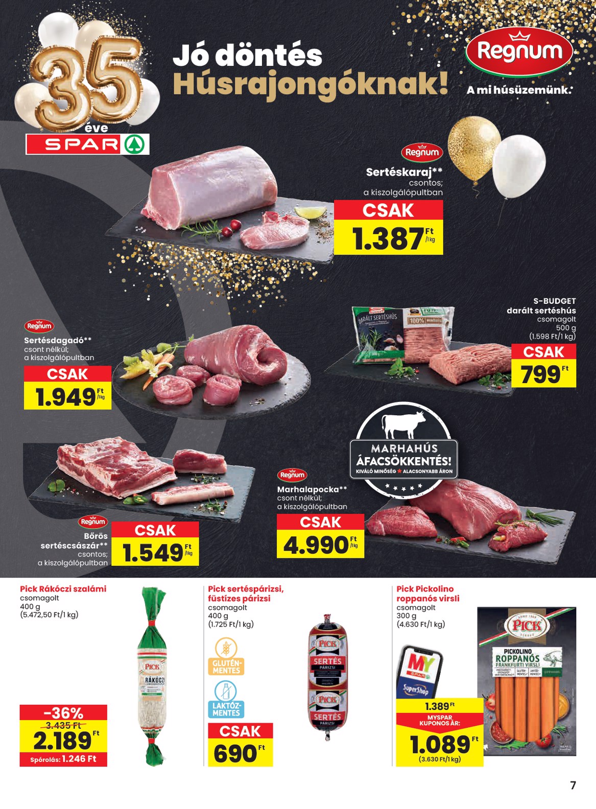 spar - SPAR akciós újság, érvényes 2026.02.05. - 2026.02.11. - page: 7