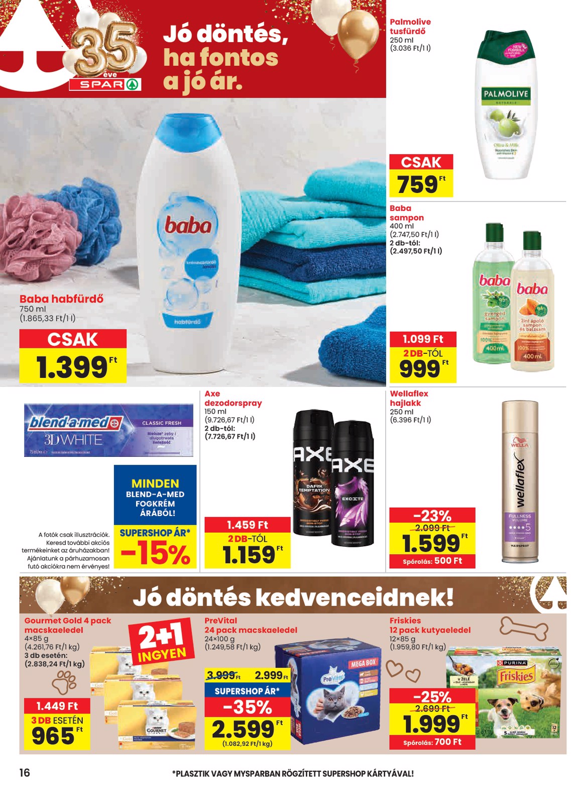 spar - SPAR akciós újság, érvényes 2026.02.05. - 2026.02.11. - page: 16