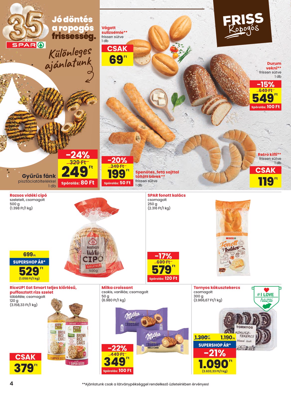 spar - SPAR akciós újság, érvényes 2026.02.05. - 2026.02.11. - page: 4