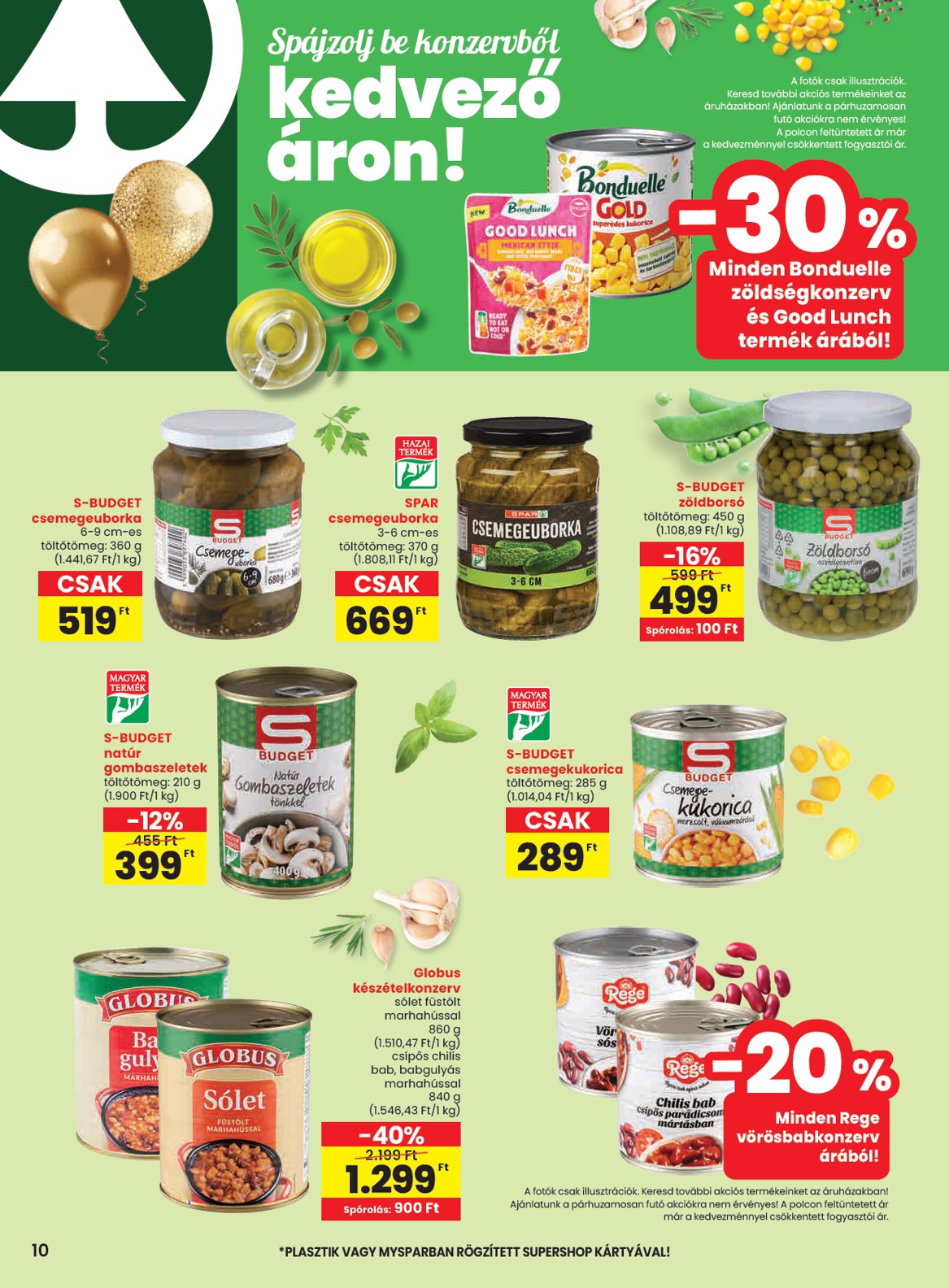 spar - SPAR akciós újság, érvényes 2026.02.05. - 2026.02.11. - page: 10