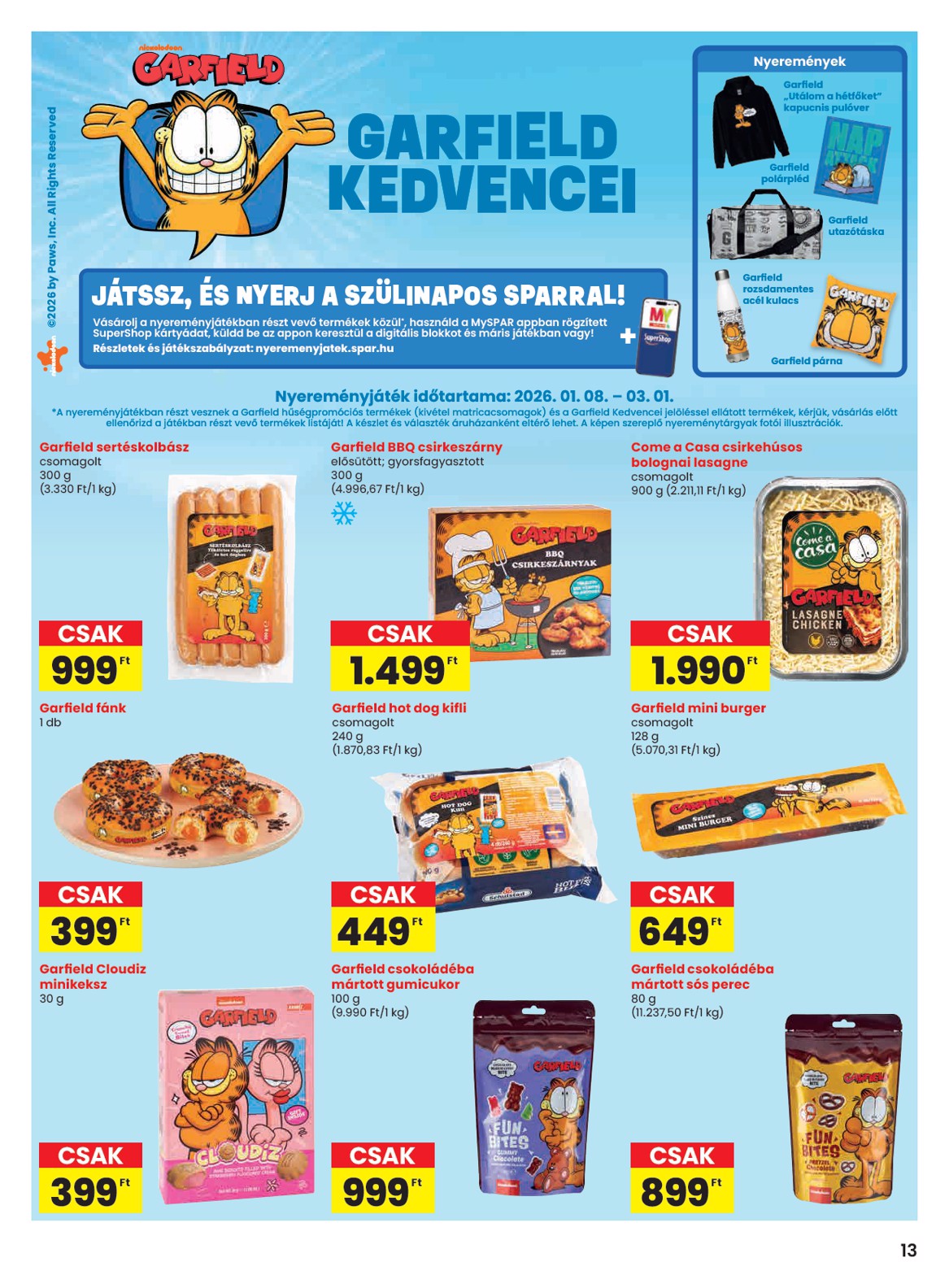 spar - SPAR akciós újság, érvényes 2026.02.05. - 2026.02.11. - page: 13